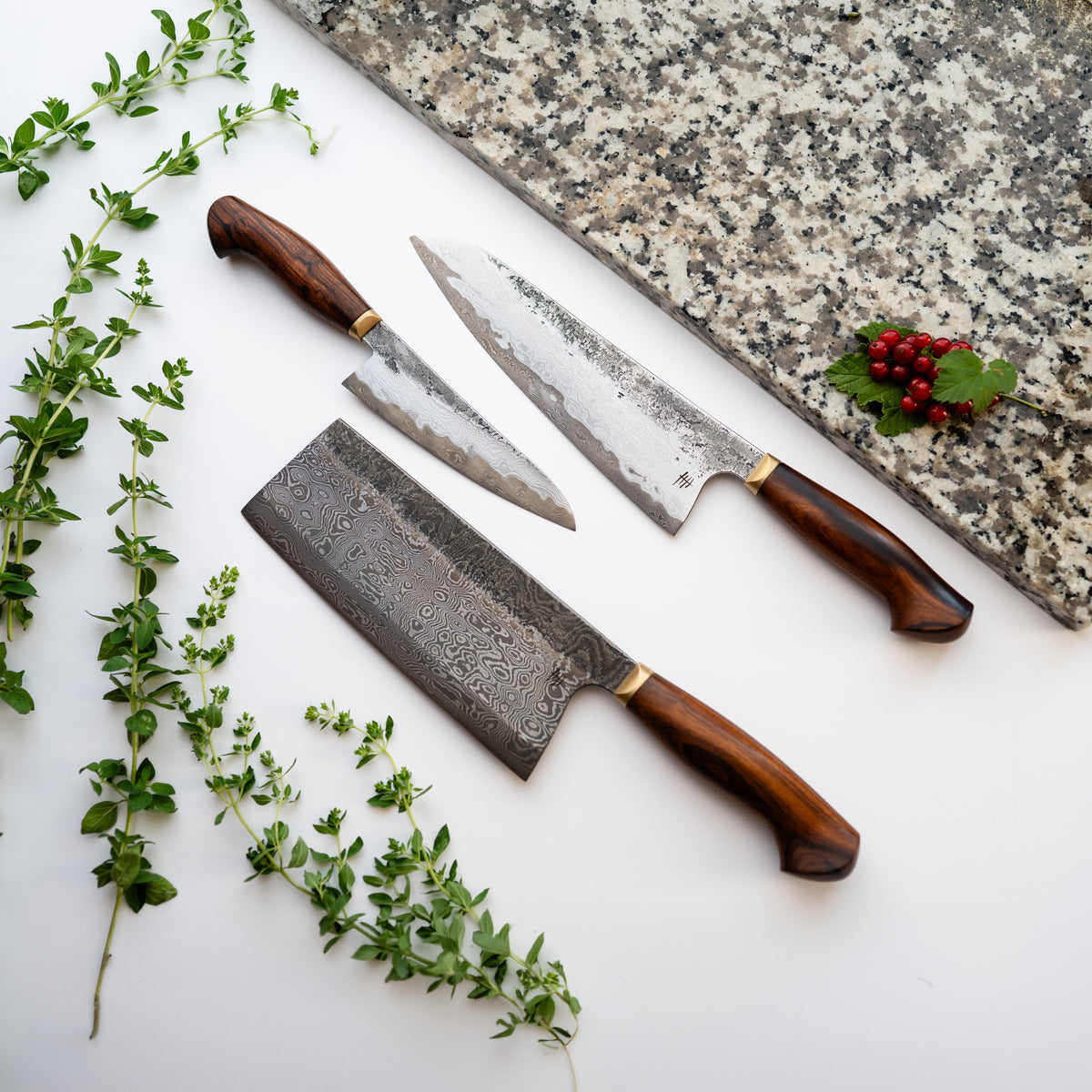 ZESTAW 225mm Gyuto, 150mm Gyuto, 205mm Tasak
